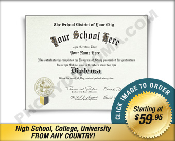Fake Diplomas - Fake Diplomas That Look Real, Fake High School Diploma, Fake College Diploma, Fake University Diploma, Fake International Diploma